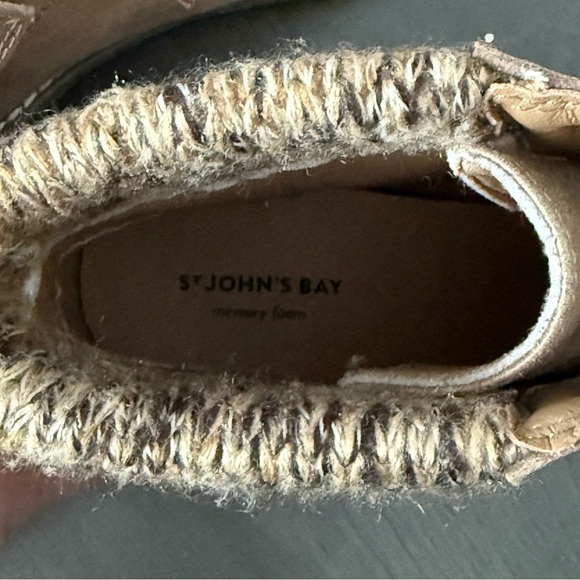 St. John's Bay Knit Top Lace-Up Boots Size 9.5 - Picture 6 of 10